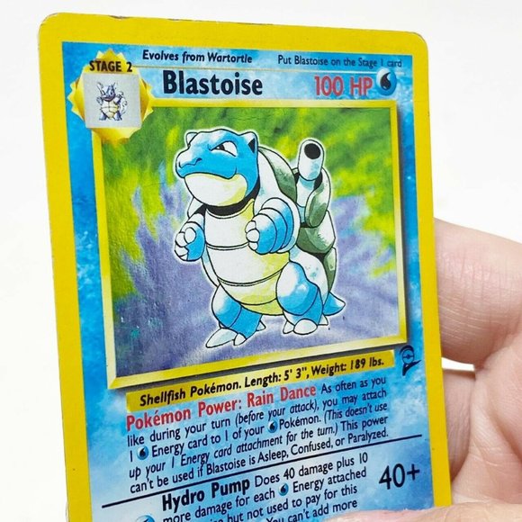 2000 Blastoise Pokémon Card Holographic Rare Base - Picture 9 of 12